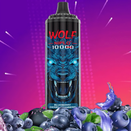 پاد ولف 10000پاف بلوبری آلبالو توت| JNR Wolf niplo 1000 puffs