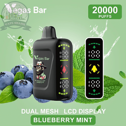 پاد 20000پاف وگاس بار بلوبری نعنا(vegasbar 20000 puffs POD)