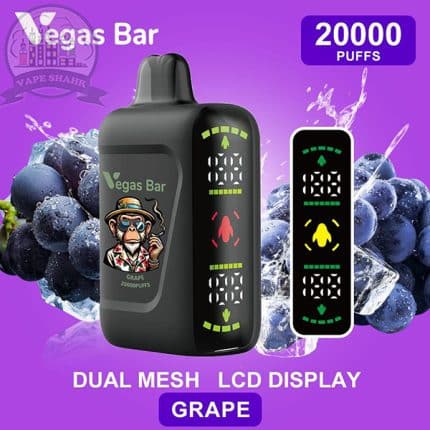 پاد 20000پاف وگاس بار انگور(vegasbar 20000 puffs POD)